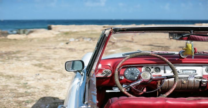 Driving down the coast 
