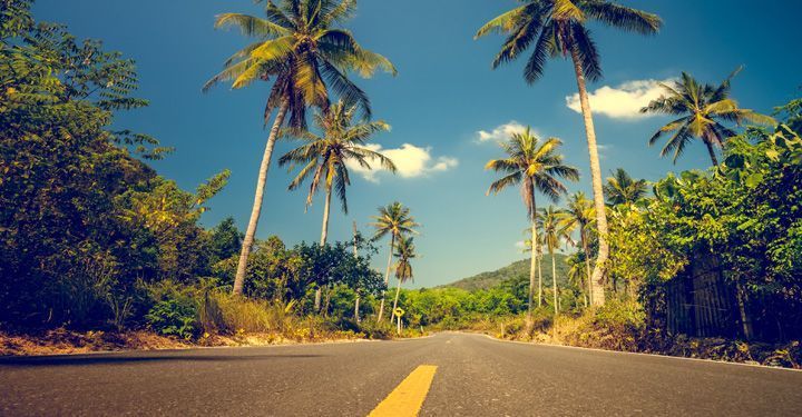 Road in Bahamas