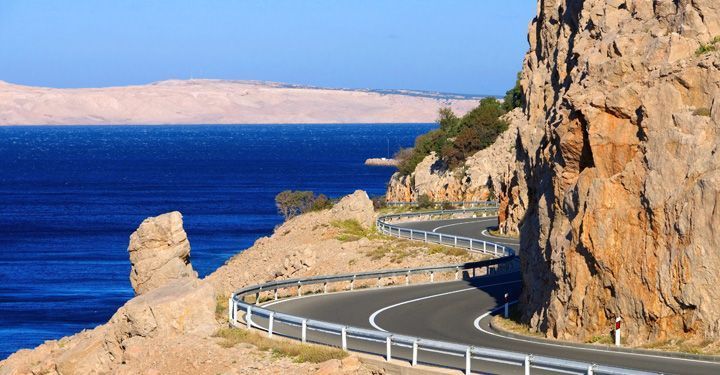 Coastal road Croatia