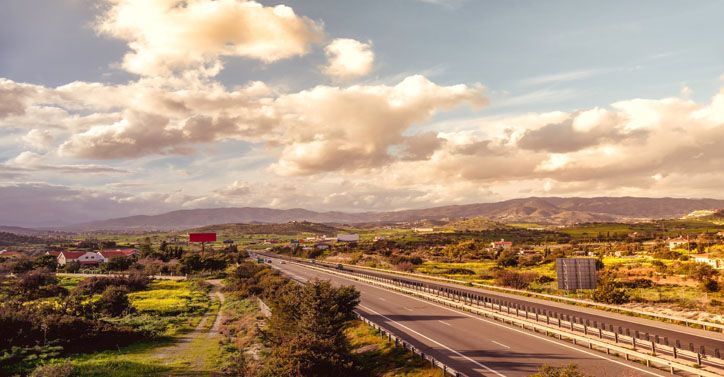 The A1 motorway, Cyprus