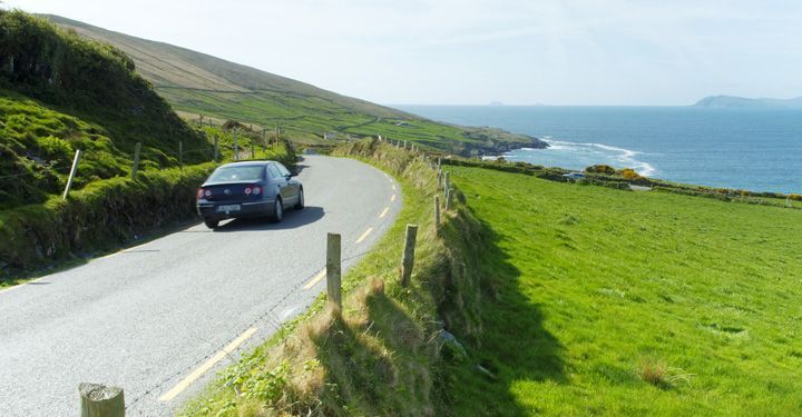 Driving down the Beara Peninsula