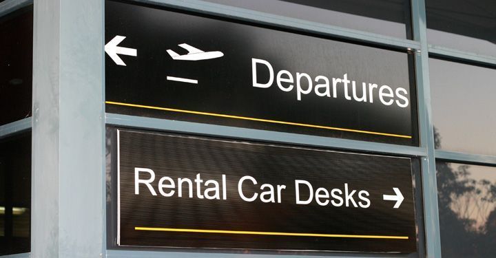 Airport sign