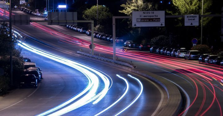 Driving down the N125