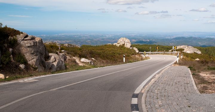 The Serra de Monchique mountain road, Portugal