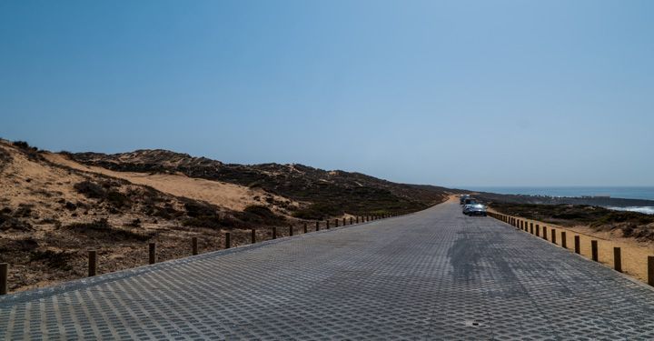 Driving down the Portuguese coast