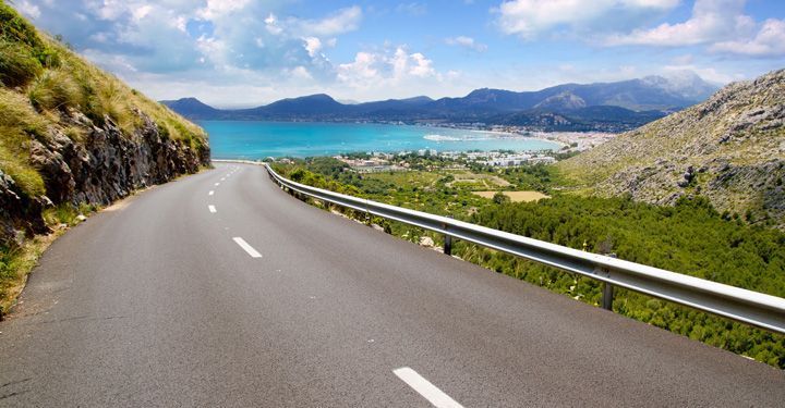 Open road Majorca