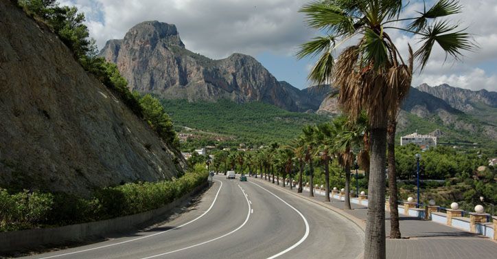 Driving in Benidorm