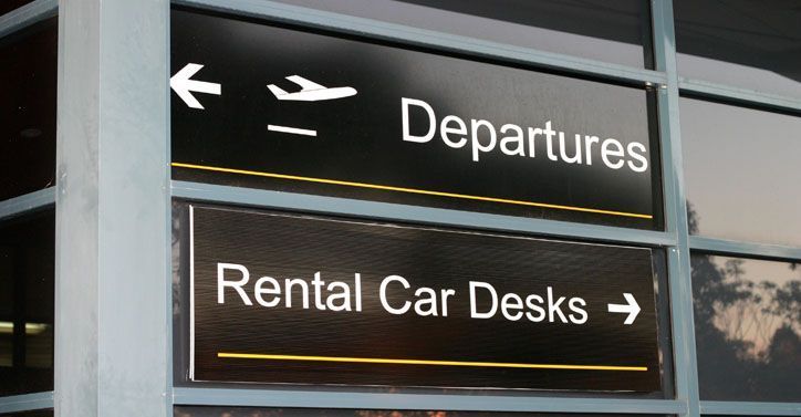 Car hire in airport