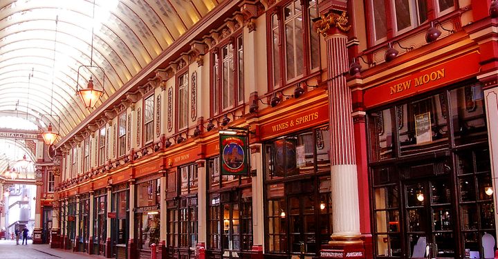 Leadenhall market, london