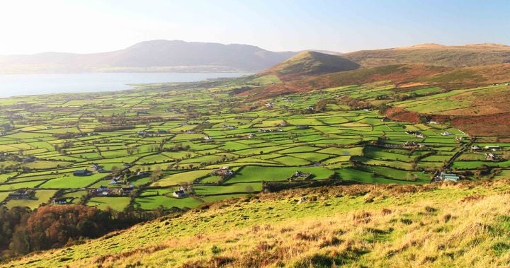 Kilkeel seen from Knockchree's Summit