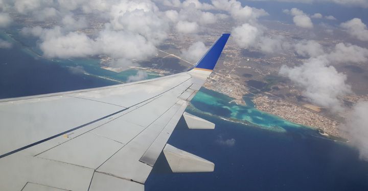 Aerial view of Aruba