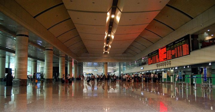Airport hall in China