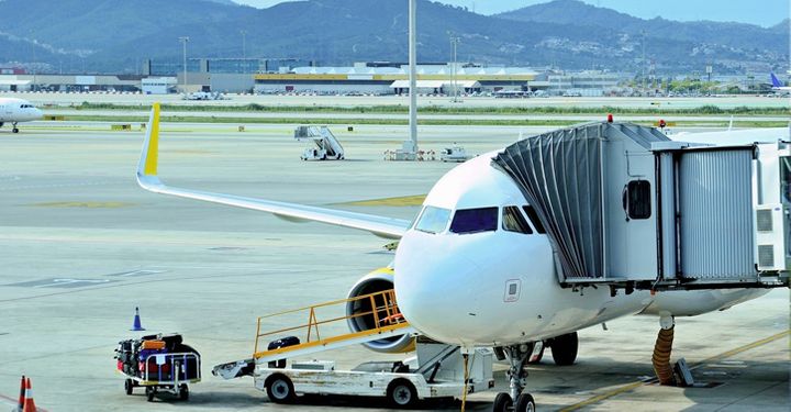 Aircraft at Barcelona El Prat Airport