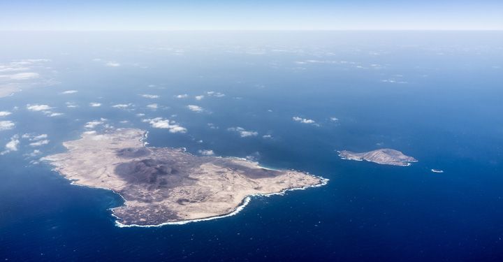 Lanzarote aerial view