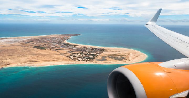 Aerial view of Cape Verde