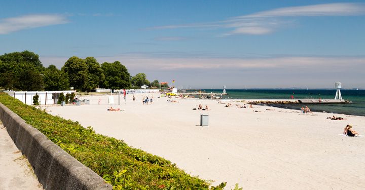 Bellevue beach in Hellerup