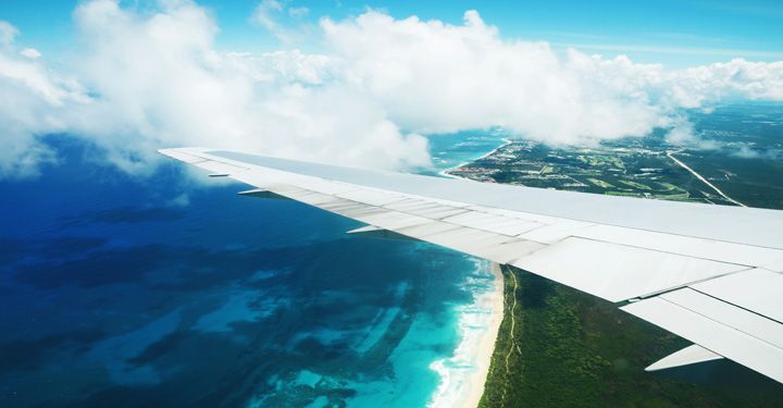 Aerial view of Dominican Republic