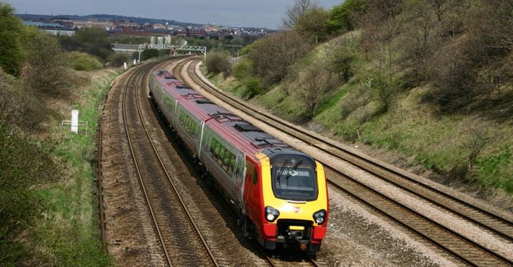 Virgin train to Edinburgh