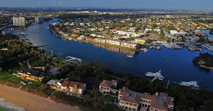 South florida aerial view