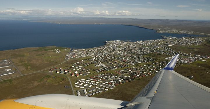 Aerial view of Iceland