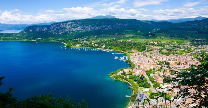 Lake Garda aerial view