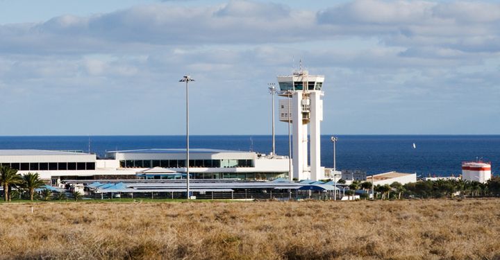 Lanzarote airport, Spain