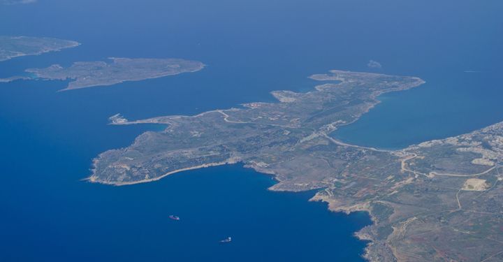 Aerial view of Malta