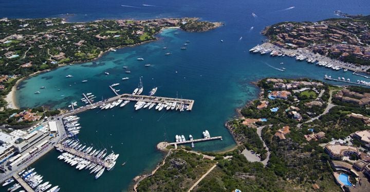 Aerial view of Sardinia