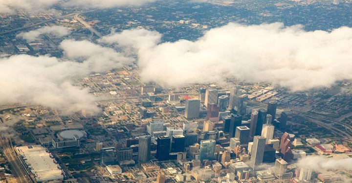  Aerial view of Houston,Texas 