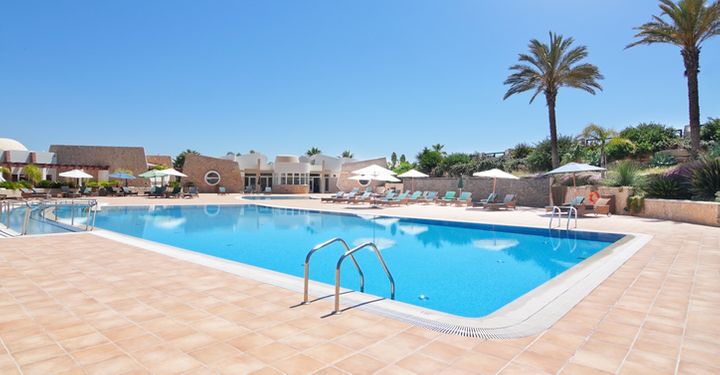 Hotel pool in Algarve