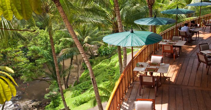 Luxury Hotel Dinning Room, Ubud, Bali
