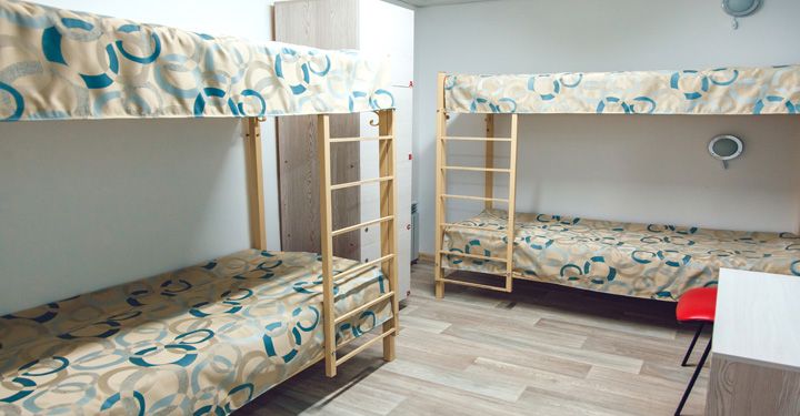 Hostel room in Belfast