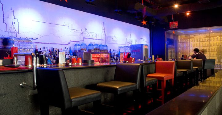 Trendy bar in Kreuzberg, Berlin