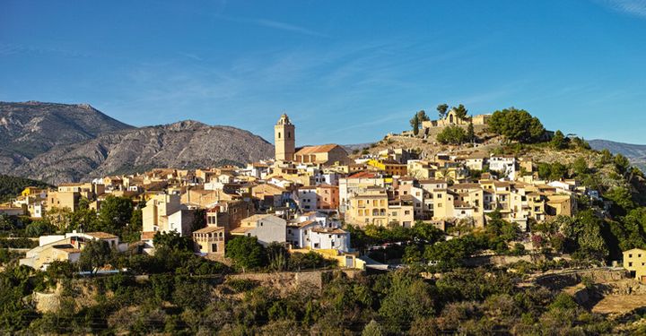 Beautiful town of Guadalest, Spain