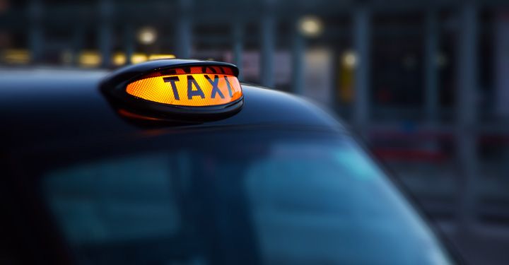 Black cab sign