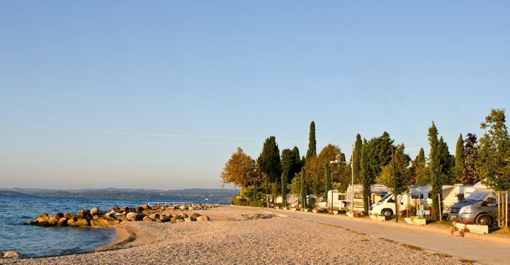 Lazise camping site, Lake Garda