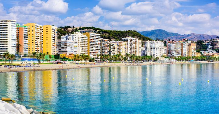 Beachfront hotel in Malaga