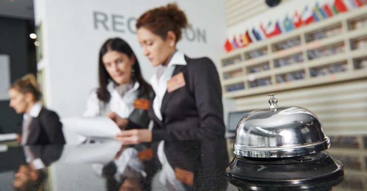 Hostel reception