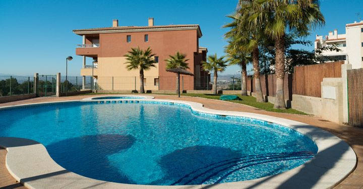 Hotel pool in Murcia