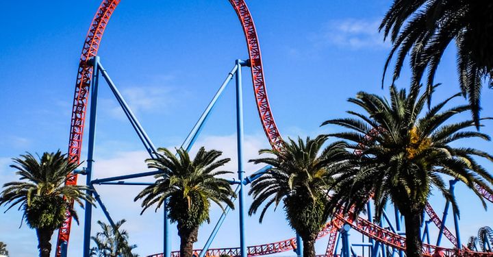 Roller coaster in Orlando