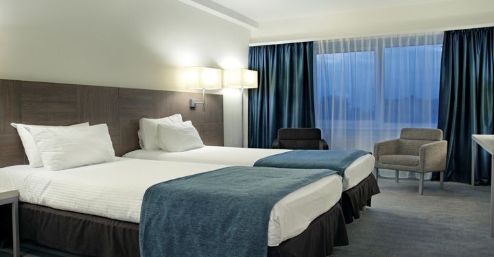 Hotel room in Prague city center