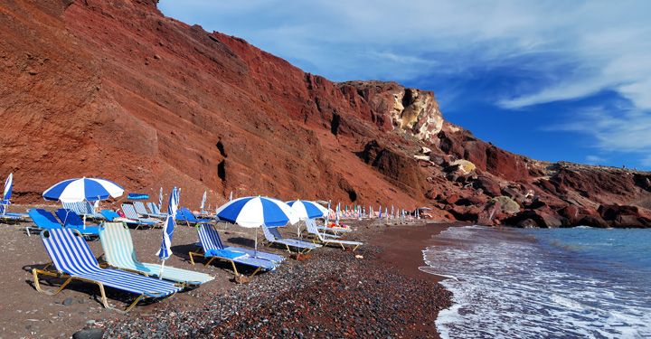 Red beach Santorini