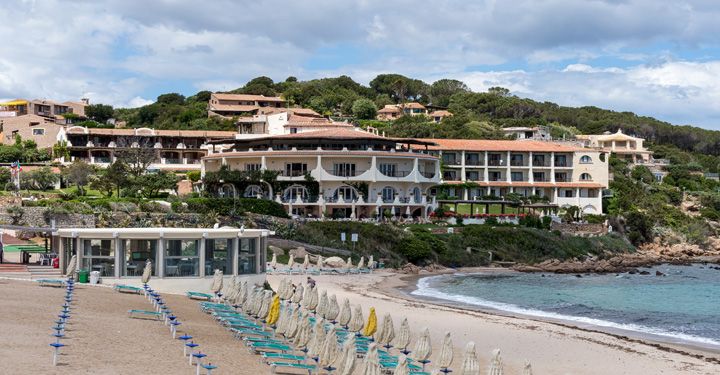 Hotel and private beach in Sardinia