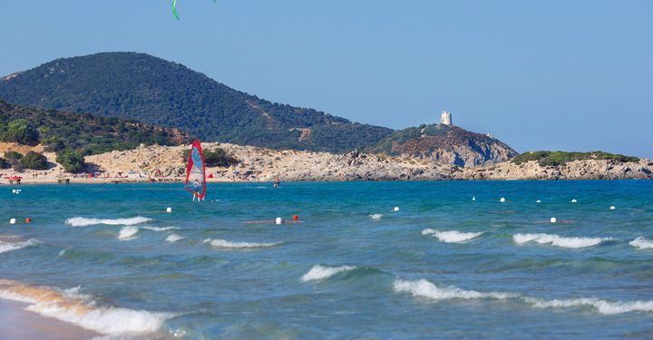 Kitesurfing in Sardinia