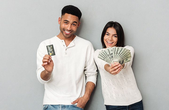 cash or pre-pay card