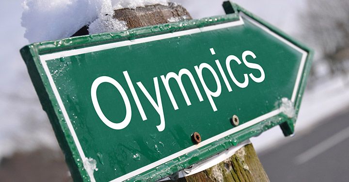 winter olympics sign